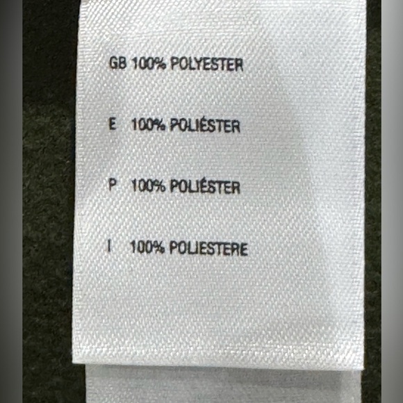 Kid’s Dark Green The North Face Half Zippered Fleece- size XL - Picture 7 of 7